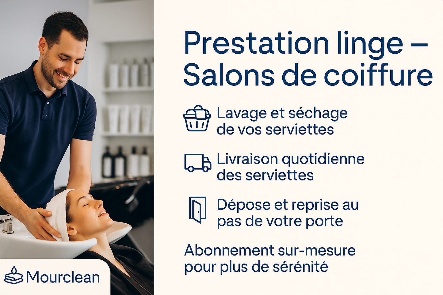 Prestation linge – Salons de coiffure
