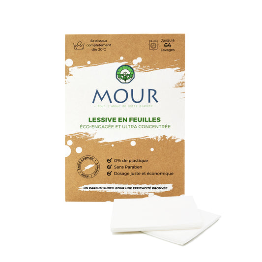 LESSIVE EN FEUILLES - 64 LAVAGES